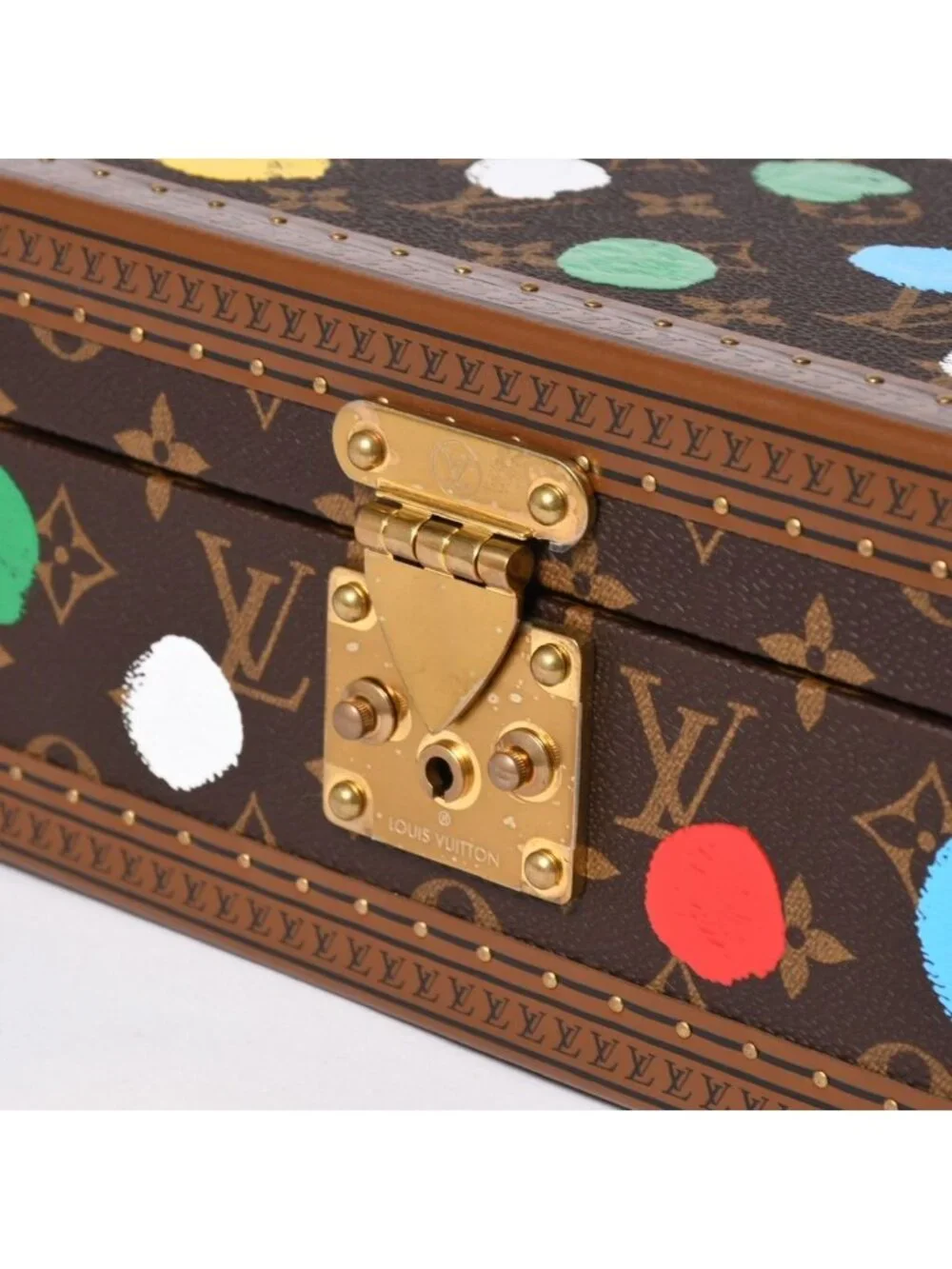 Louis Vuitton Super Rare Watch Trunk LV YK Yayoi Kusama Coffret